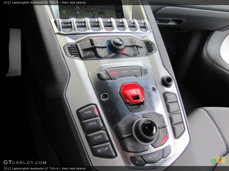 Nero Ade Interior Controls for the 2012 Lamborghini Aventador LP 700-4 #57187225