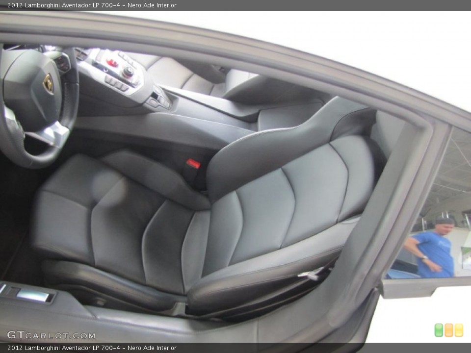 Nero Ade Interior Photo for the 2012 Lamborghini Aventador LP 700-4 #57187252