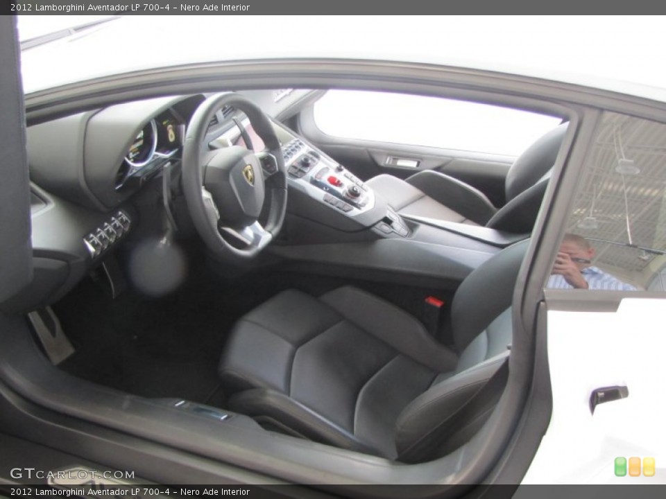 Nero Ade Interior Photo for the 2012 Lamborghini Aventador LP 700-4 #57187280