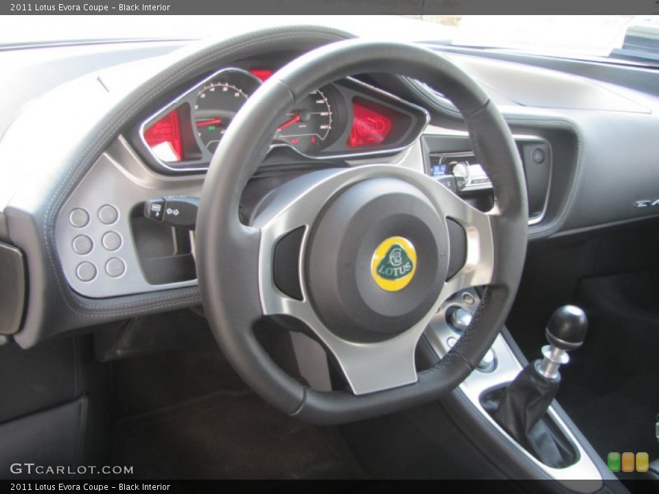Black Interior Steering Wheel for the 2011 Lotus Evora Coupe #57187839