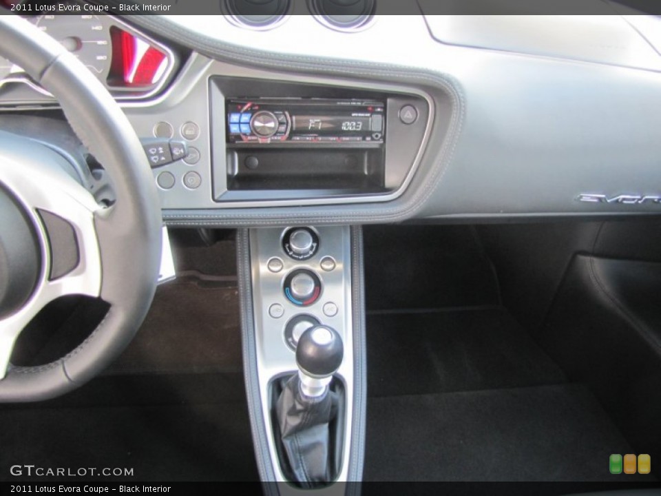 Black Interior Controls for the 2011 Lotus Evora Coupe #57187861