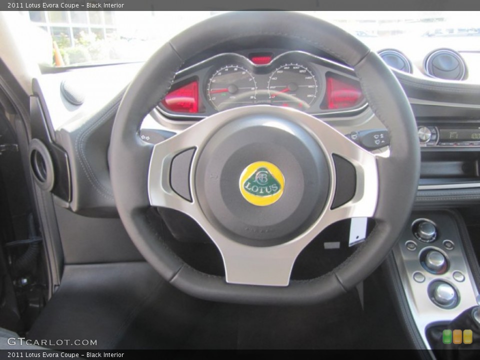 Black Interior Steering Wheel for the 2011 Lotus Evora Coupe #57187879