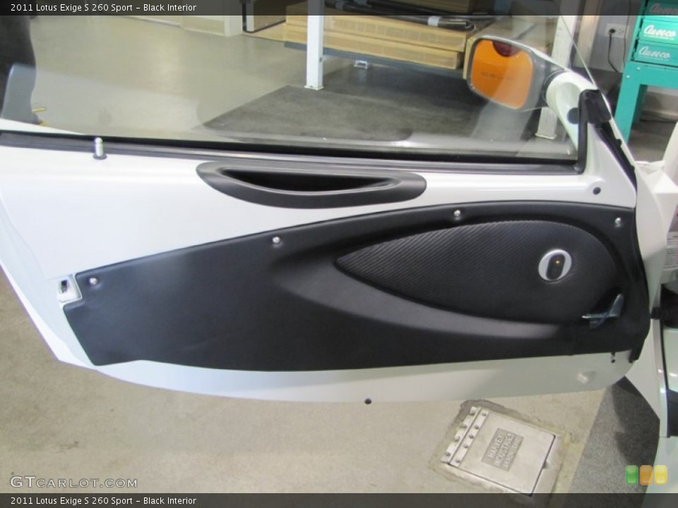 Black Interior Door Panel for the 2011 Lotus Exige S 260 Sport #57188081