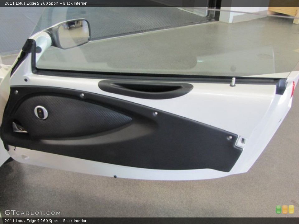 Black Interior Door Panel for the 2011 Lotus Exige S 260 Sport #57188090