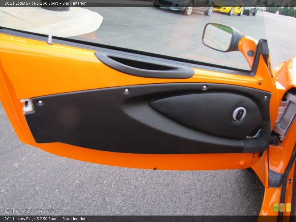 Black Interior Door Panel for the 2011 Lotus Exige S 260 Sport #57188261