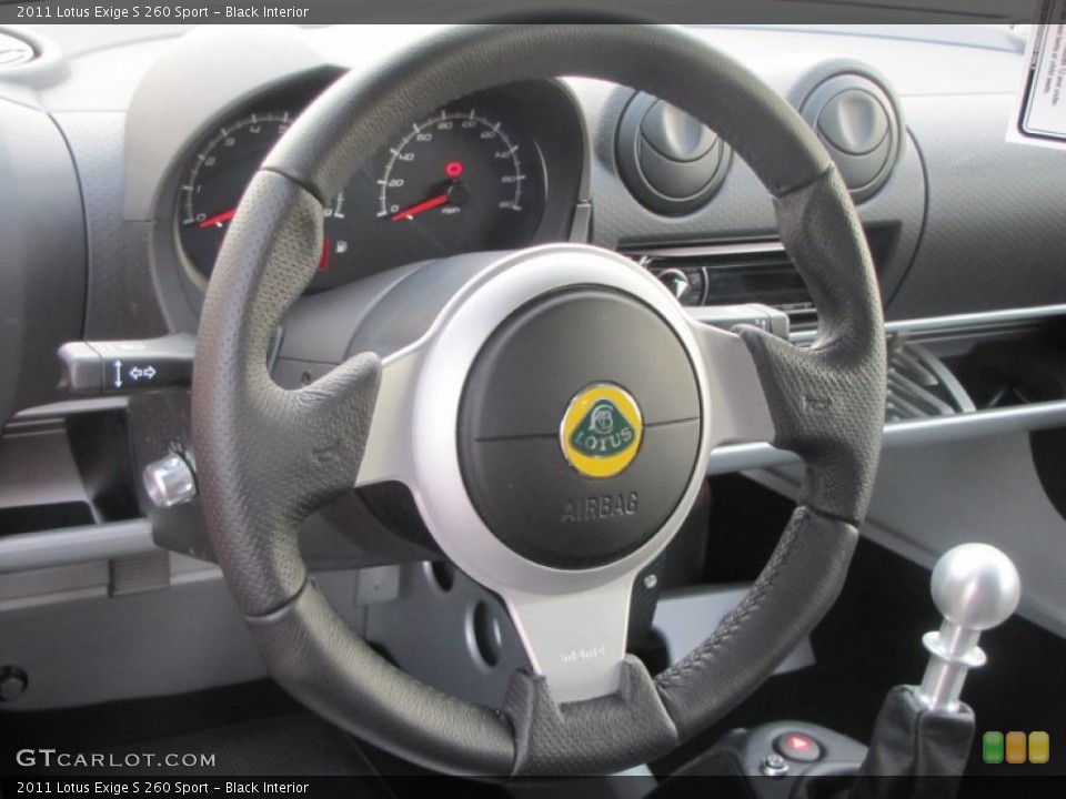 Black Interior Steering Wheel for the 2011 Lotus Exige S 260 Sport #57188318