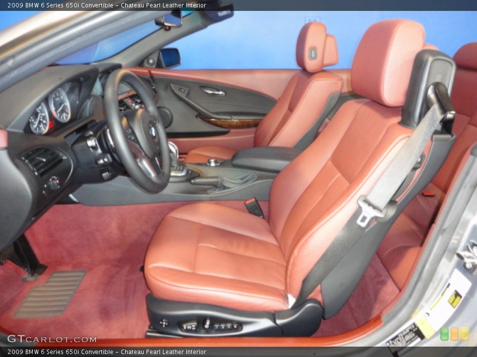 Chateau Pearl Leather Interior Photo for the 2009 BMW 6 Series 650i Convertible #57188389
