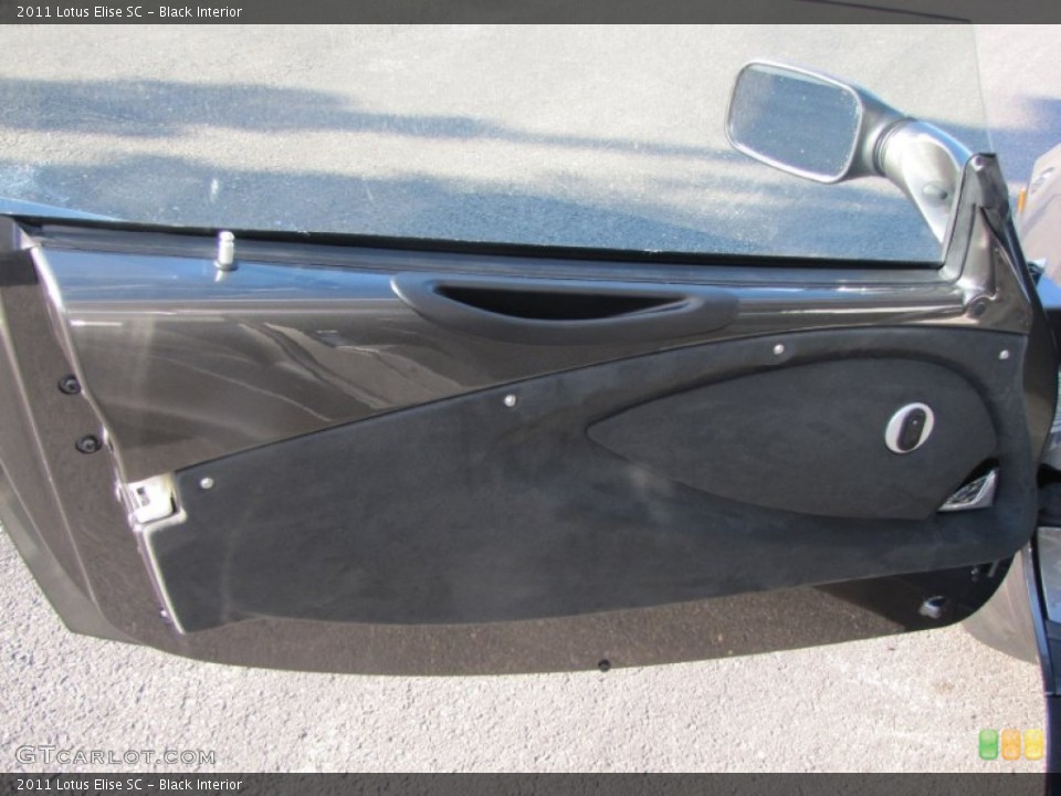 Black Interior Door Panel for the 2011 Lotus Elise SC #57188487