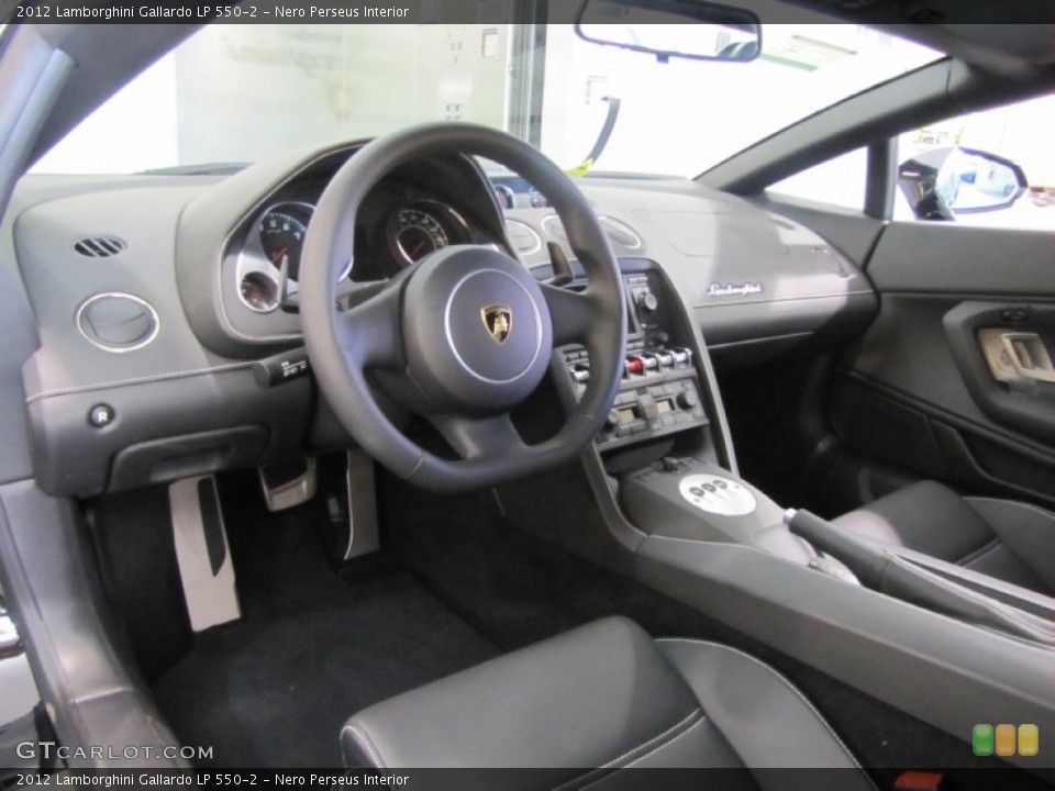 Nero Perseus 2012 Lamborghini Gallardo Interiors