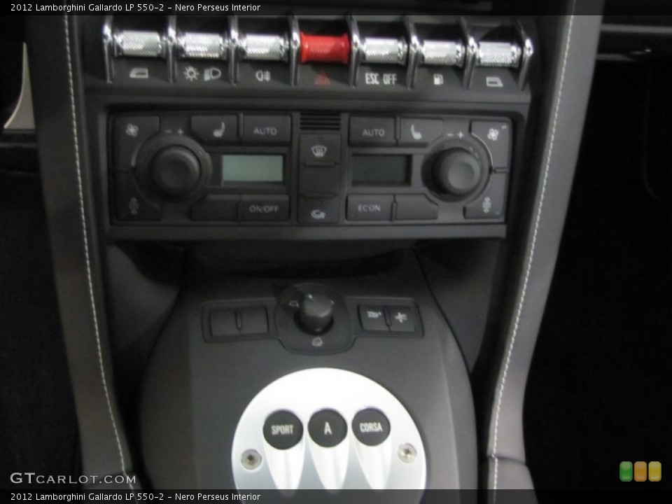 Nero Perseus Interior Controls for the 2012 Lamborghini Gallardo LP 550-2 #57189209