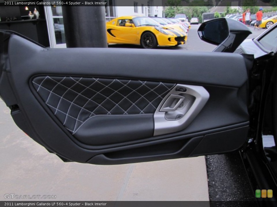 Black Interior Door Panel for the 2011 Lamborghini Gallardo LP 560-4 Spyder #57189548