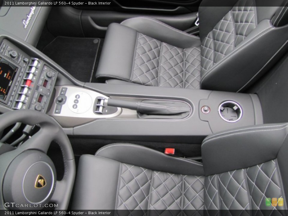 Black Interior Controls for the 2011 Lamborghini Gallardo LP 560-4 Spyder #57189578