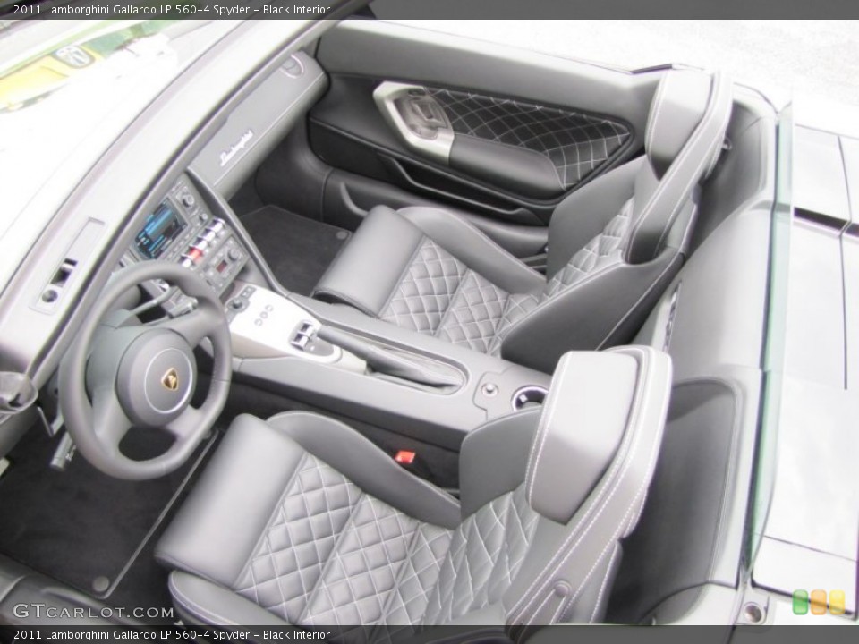 Black 2011 Lamborghini Gallardo Interiors