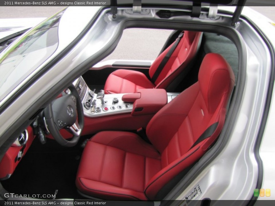 designo Classic Red Interior Photo for the 2011 Mercedes-Benz SLS AMG #57189896