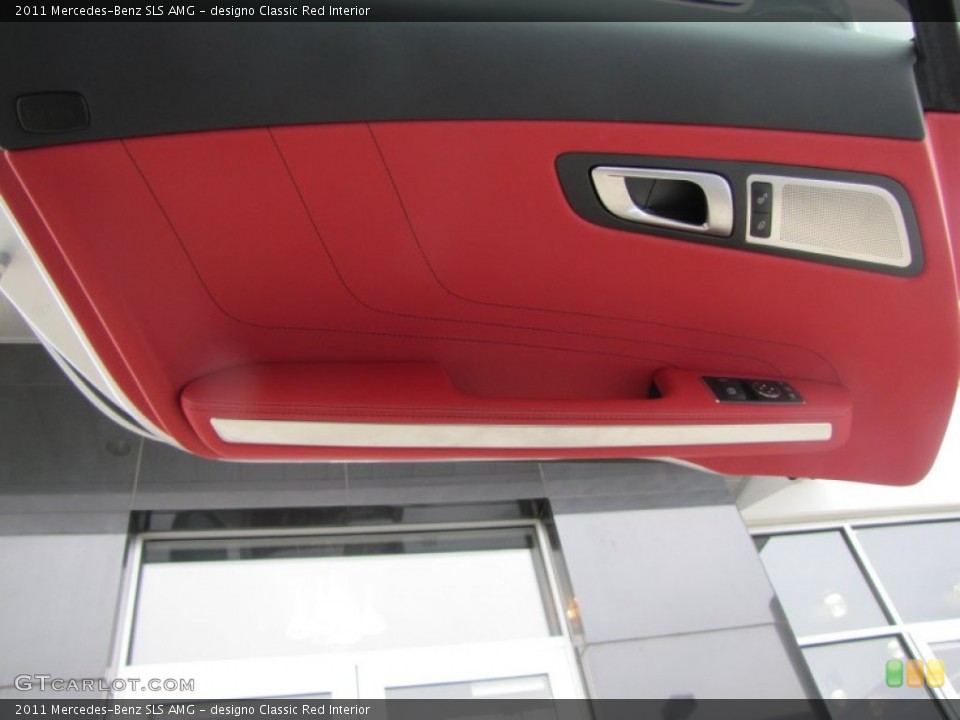 designo Classic Red Interior Door Panel for the 2011 Mercedes-Benz SLS AMG #57189905