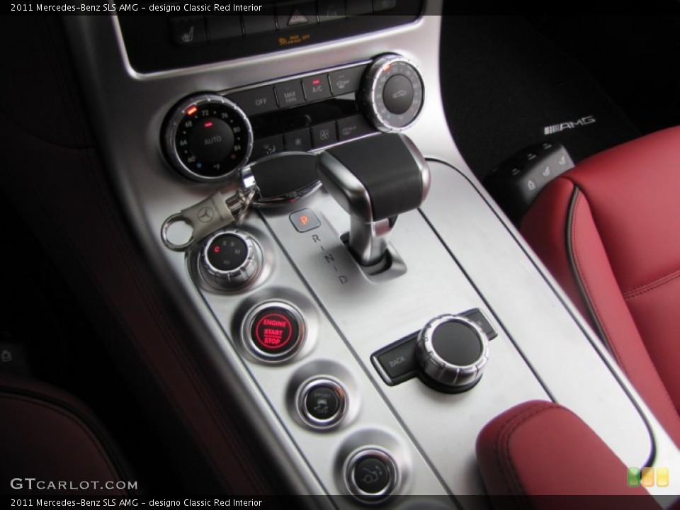designo Classic Red Interior Transmission for the 2011 Mercedes-Benz SLS AMG #57189932