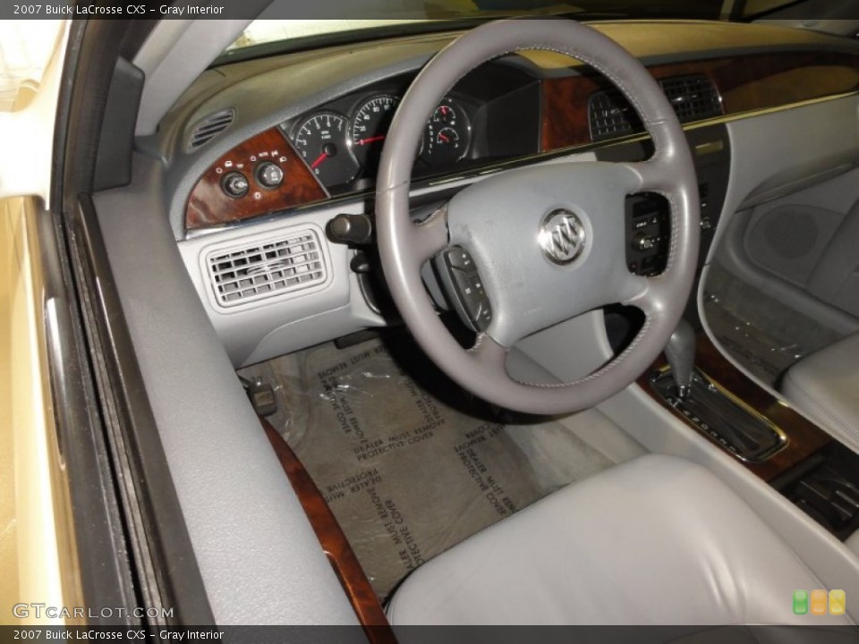 Gray Interior Steering Wheel for the 2007 Buick LaCrosse CXS #57190580