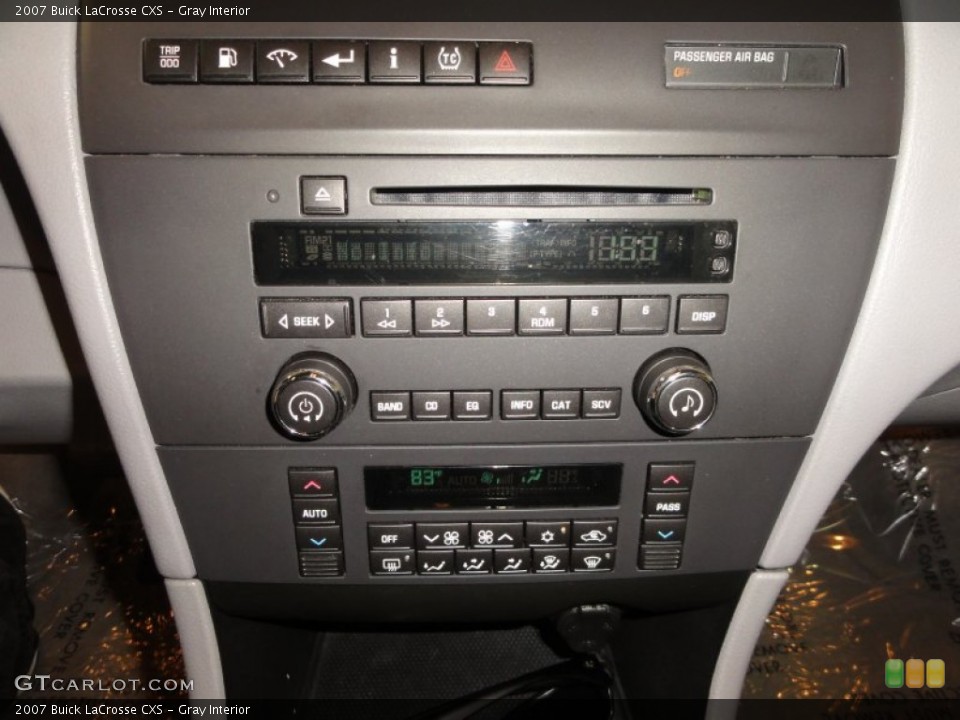 Gray Interior Controls for the 2007 Buick LaCrosse CXS #57190761