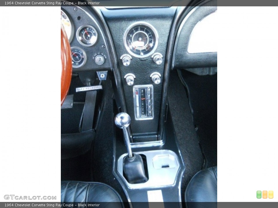 Black Interior Transmission for the 1964 Chevrolet Corvette Sting Ray Coupe #57191304