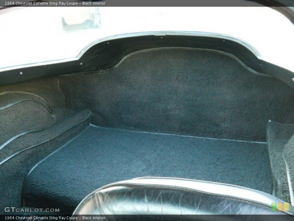 Black Interior Photo for the 1964 Chevrolet Corvette Sting Ray Coupe #57191379