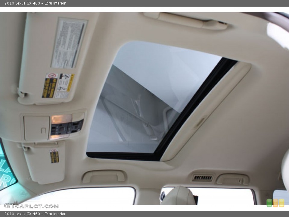 Ecru Interior Sunroof for the 2010 Lexus GX 460 #57192123
