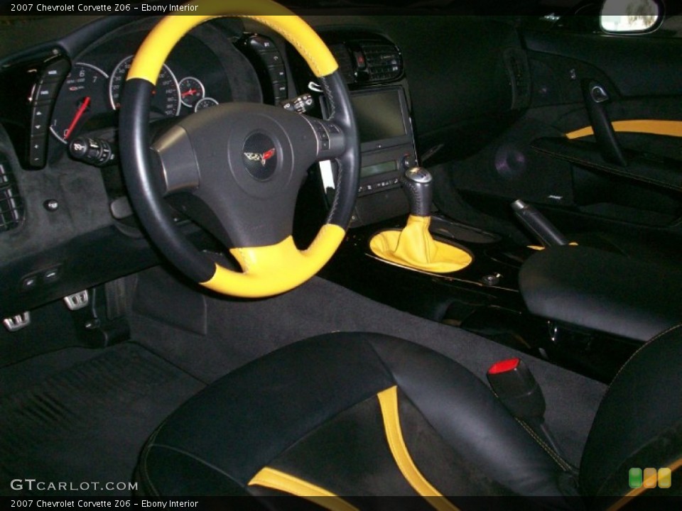Ebony Interior Dashboard for the 2007 Chevrolet Corvette Z06 #57192849