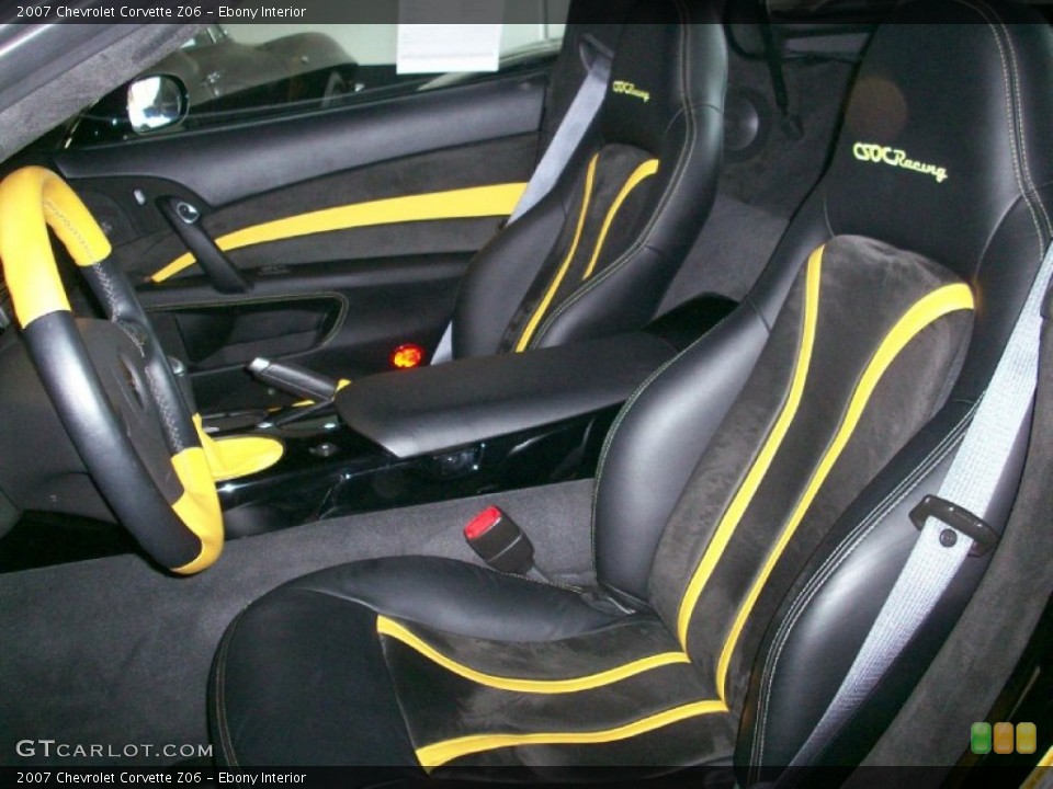 Ebony Interior Photo for the 2007 Chevrolet Corvette Z06 #57192855