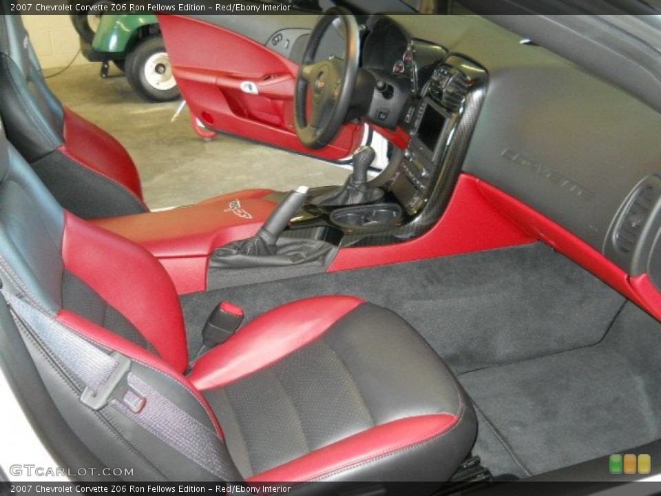 Red/Ebony Interior Photo for the 2007 Chevrolet Corvette Z06 Ron Fellows Edition #57193351