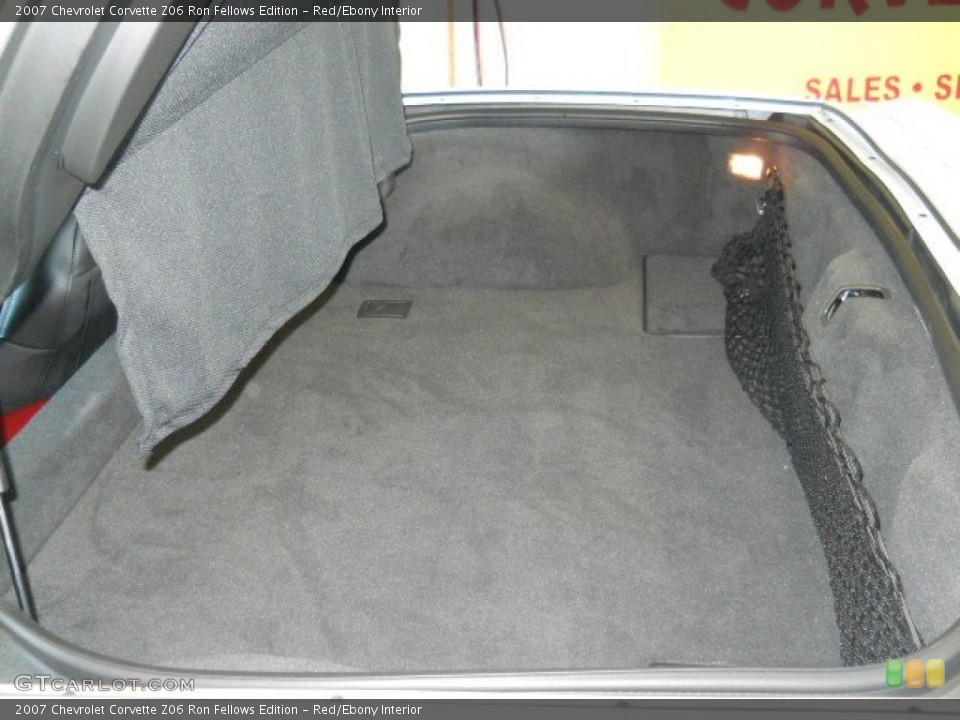 Red/Ebony Interior Trunk for the 2007 Chevrolet Corvette Z06 Ron Fellows Edition #57193408