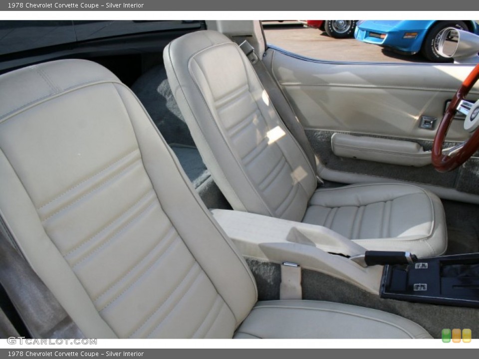 Silver Interior Photo for the 1978 Chevrolet Corvette Coupe #57193615