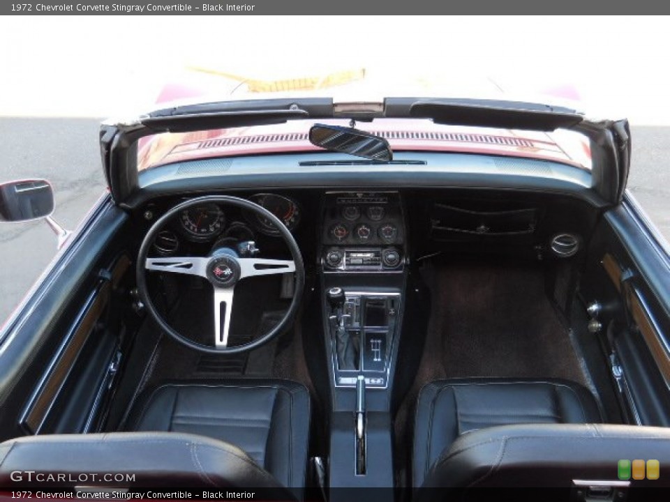 Black Interior Photo for the 1972 Chevrolet Corvette Stingray Convertible #57194137