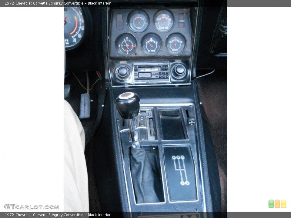 Black Interior Transmission for the 1972 Chevrolet Corvette Stingray Convertible #57194221