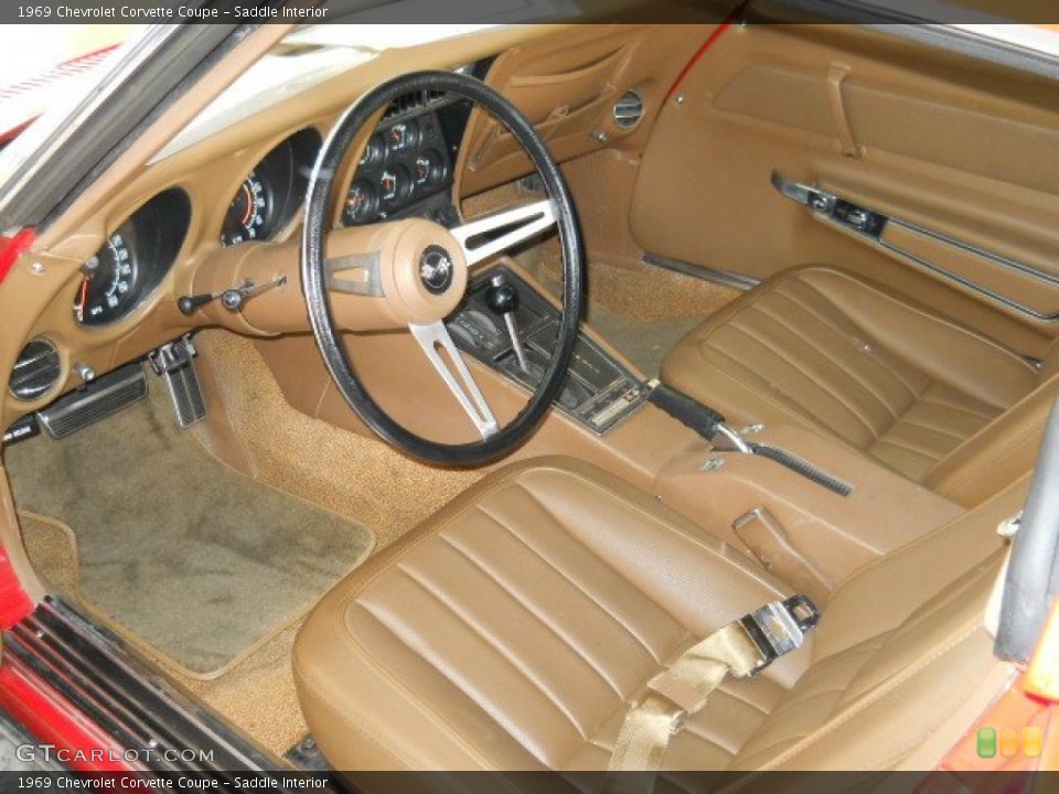 Saddle 1969 Chevrolet Corvette Interiors
