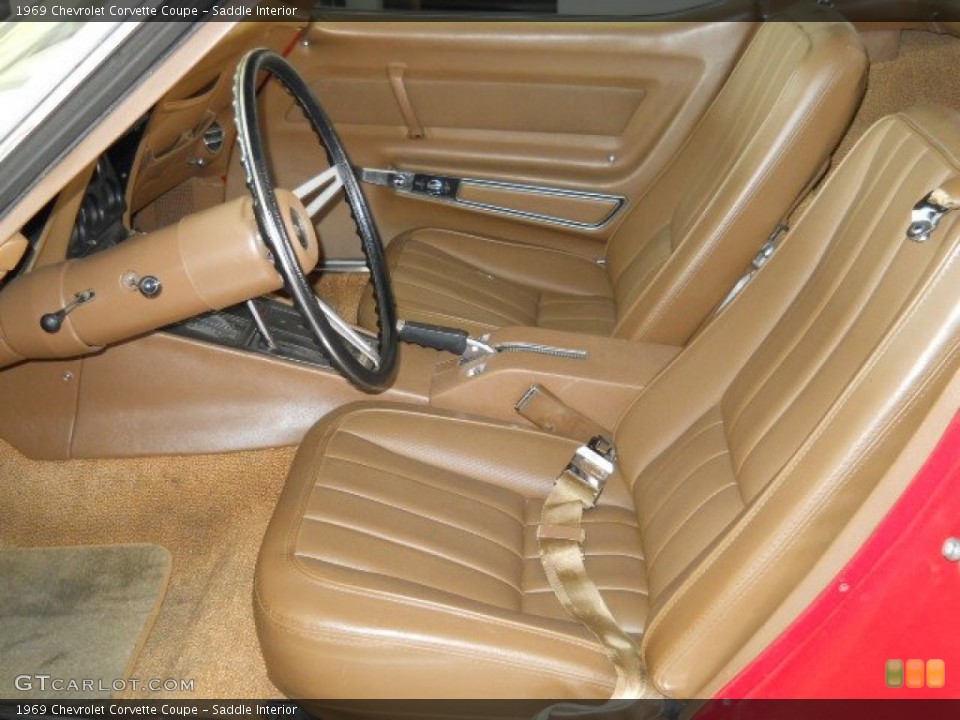 Saddle Interior Photo for the 1969 Chevrolet Corvette Coupe #57194347