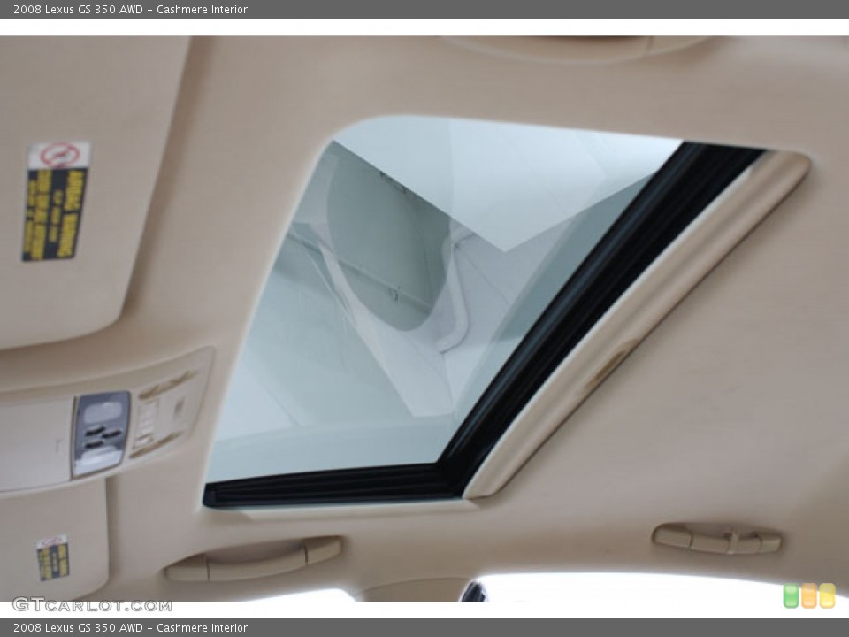Cashmere Interior Sunroof for the 2008 Lexus GS 350 AWD #57196501