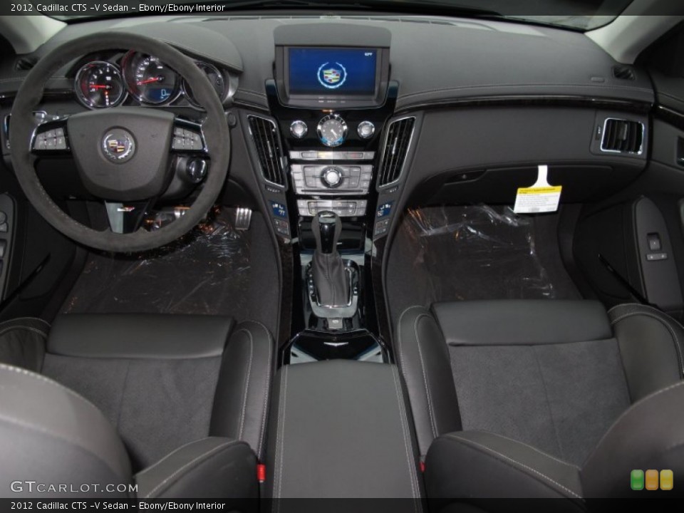 Ebony/Ebony Interior Dashboard for the 2012 Cadillac CTS -V Sedan #57197409