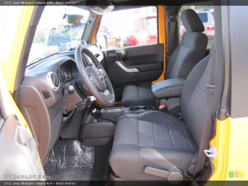 Black Interior Photo for the 2012 Jeep Wrangler Sahara 4x4 #57197633