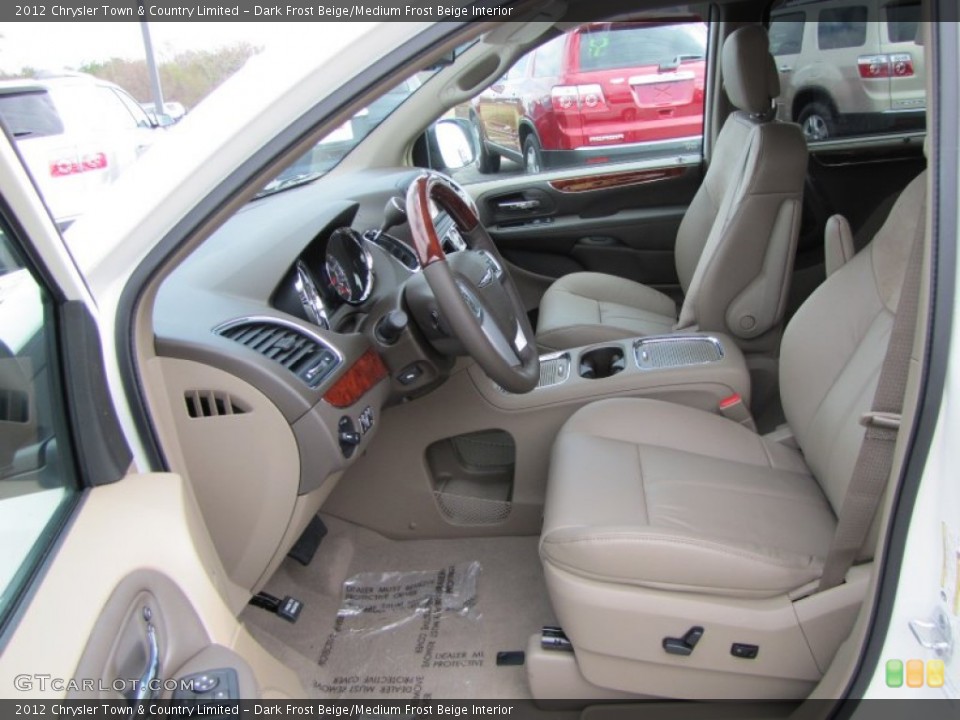 Dark Frost Beige/Medium Frost Beige Interior Photo for the 2012 Chrysler Town & Country Limited #57198682