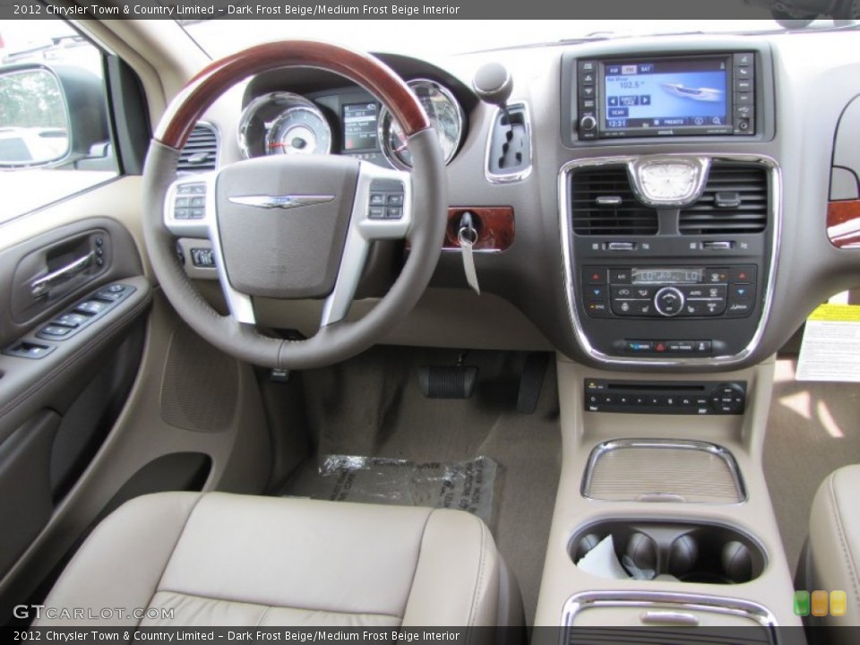 Dark Frost Beige/Medium Frost Beige Interior Dashboard for the 2012 Chrysler Town & Country Limited #57198727