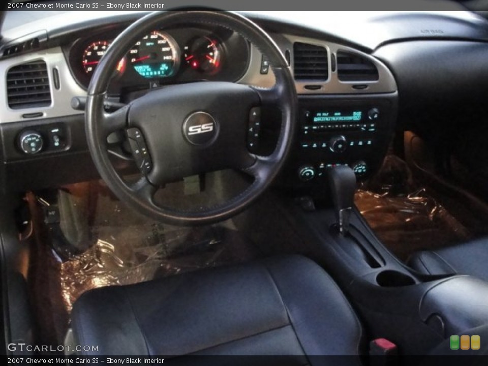 Ebony Black Interior Dashboard for the 2007 Chevrolet Monte Carlo SS #57198985