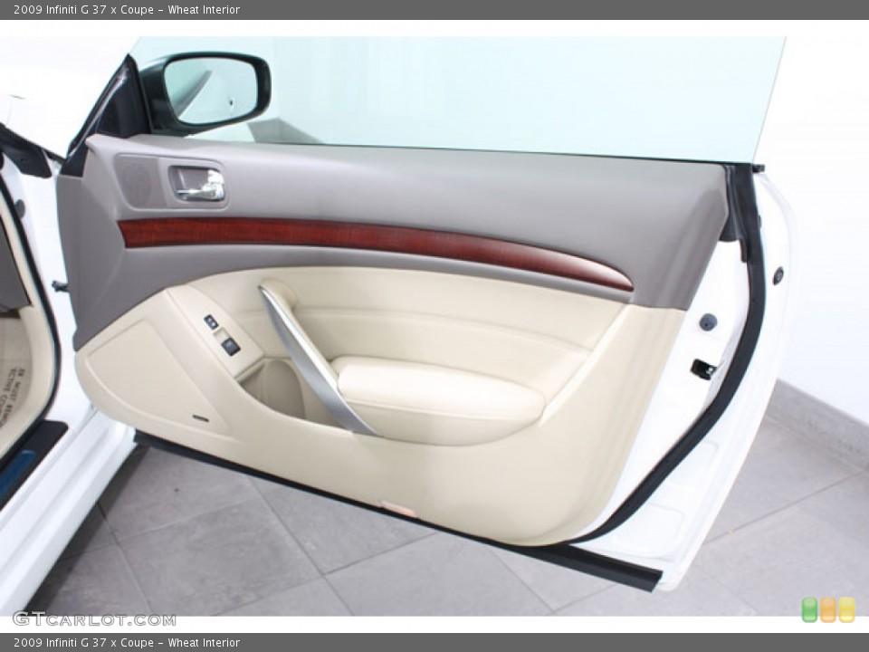Wheat Interior Door Panel for the 2009 Infiniti G 37 x Coupe #57200527