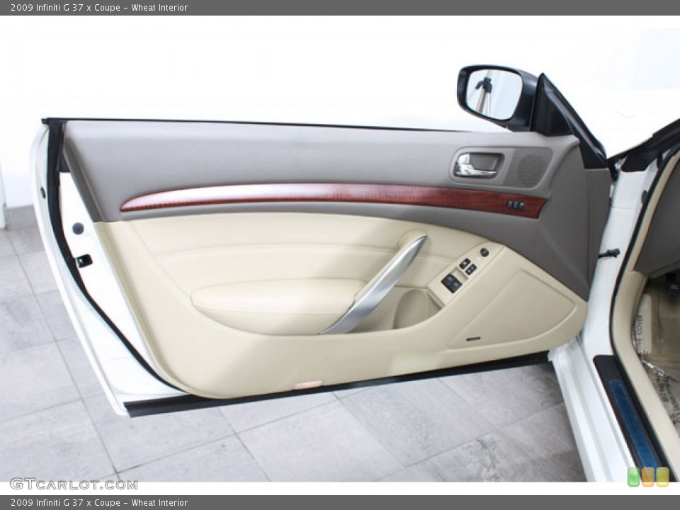 Wheat Interior Door Panel for the 2009 Infiniti G 37 x Coupe #57200536