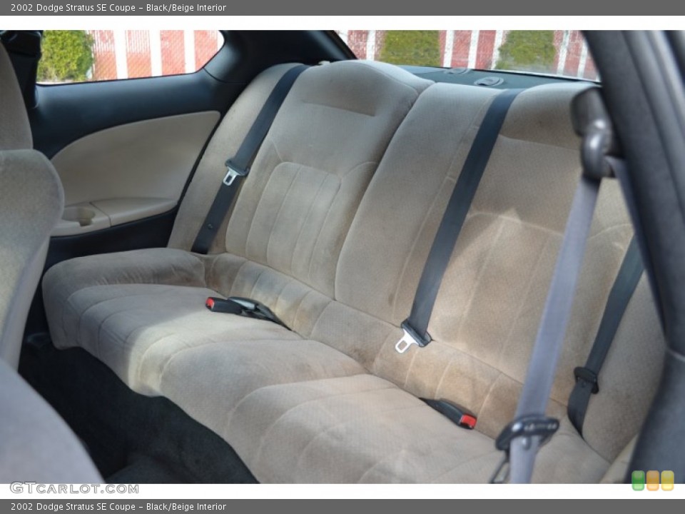 Black/Beige Interior Photo for the 2002 Dodge Stratus SE Coupe #57200692