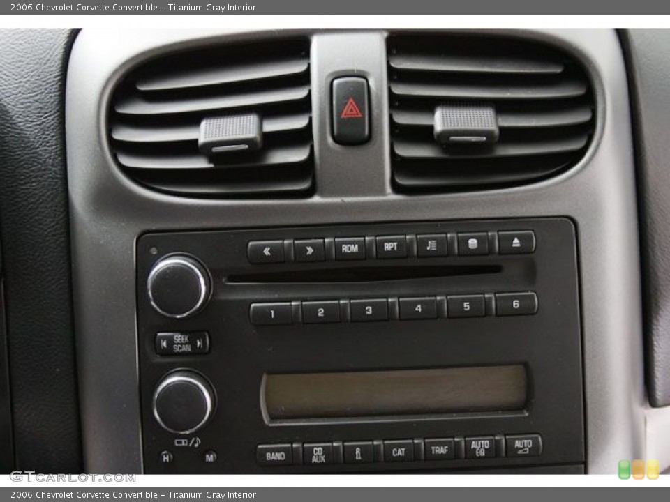 Titanium Gray Interior Audio System for the 2006 Chevrolet Corvette Convertible #57201955