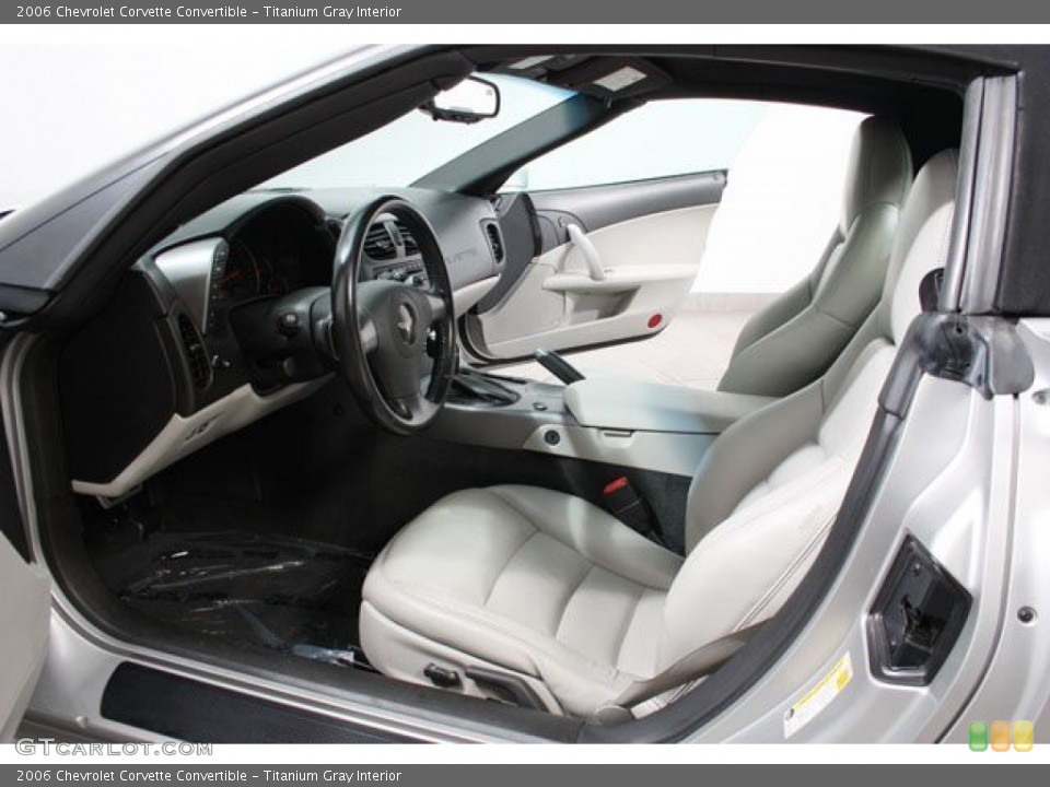 Titanium Gray Interior Photo for the 2006 Chevrolet Corvette Convertible #57202012