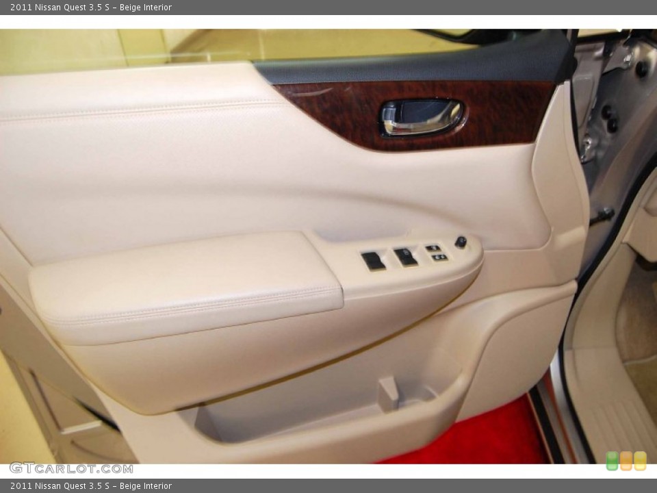 Beige Interior Door Panel for the 2011 Nissan Quest 3.5 S #57202549