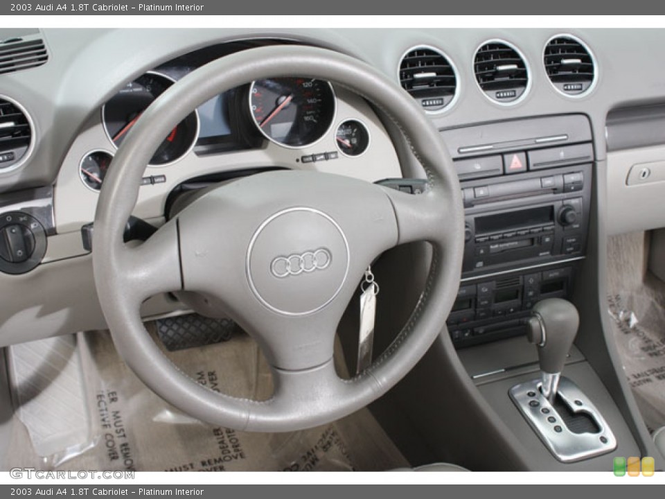 Platinum Interior Steering Wheel for the 2003 Audi A4 1.8T Cabriolet #57202605
