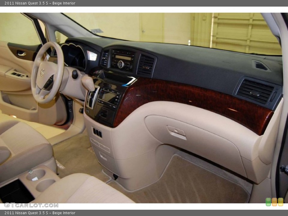 Beige Interior Dashboard for the 2011 Nissan Quest 3.5 S #57202647