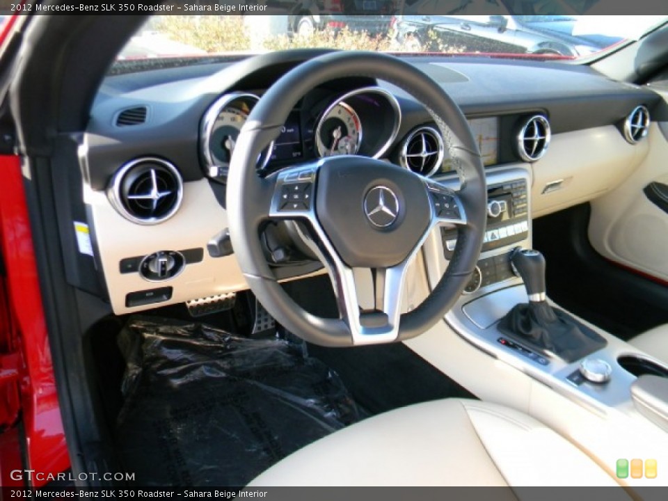 Sahara Beige Interior Prime Interior for the 2012 Mercedes-Benz SLK 350 Roadster #57203893