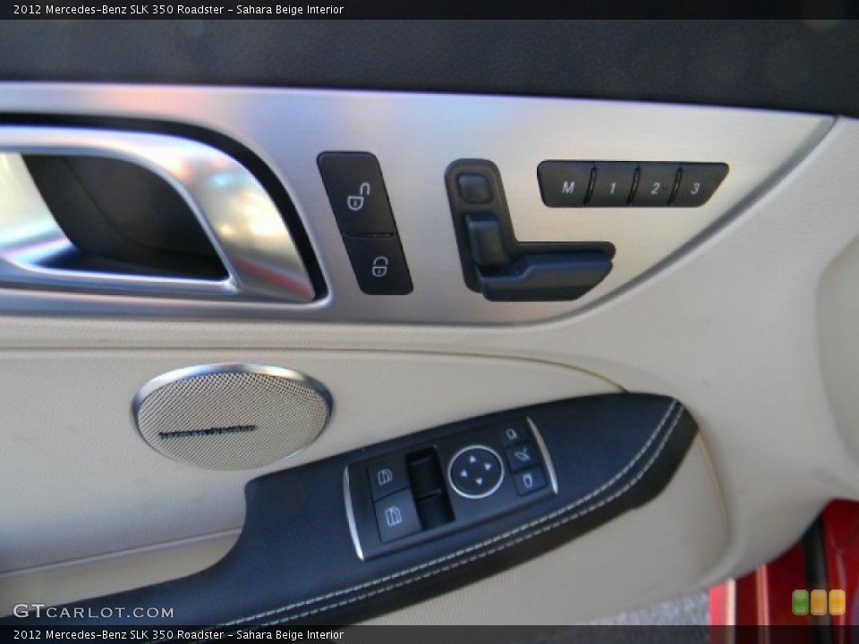 Sahara Beige Interior Controls for the 2012 Mercedes-Benz SLK 350 Roadster #57203957